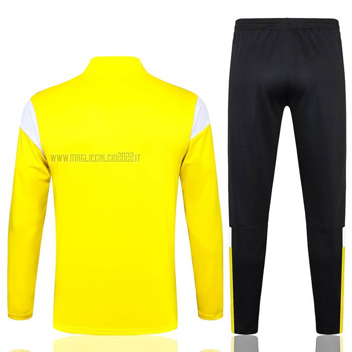 Tuta da Track de Felpa del Borussia Dortmund 2023-2024 Giallo